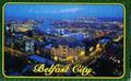 'Belfast City at Night' Keyring
